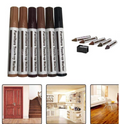 Set de rectificare mobilier, lemn, parchet cu markere și creioane (6 nuanțe)