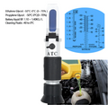 Refractometru ATC 4-in-1 lichide auto, (acid baterie, antigel, lichid parbriz, adblue)